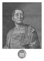 porträtt av nicola da uzzano, francesco allegrini, efter giuseppe zocchi, efter donatello, 1763 foto