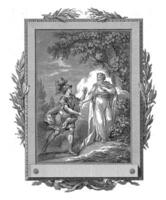 telemachus är erkänd förbi hans farfar arcelius, jean-baptiste tilliard, efter charles Monnet, 1785 foto