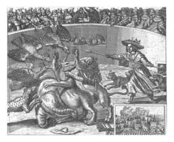 allegori av de nordlig krig, c. 1658 foto