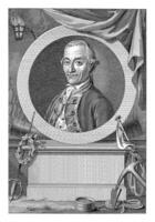 porträtt av evert christiaan stirrande, reinier vinkeles jag, efter monogrammist tn, 1781 - 1816 foto