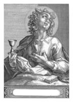 apostel johannes, egbert skåpbil panderen, c. 1590 - 1637 foto