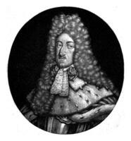 porträtt av maximilian emanuel ii, pieter schenk jag, 1670 - 1713 foto