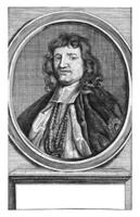 porträtt av gilbert brännhet, jan lamsvelt, 1684 - 1743 foto