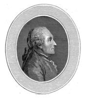porträtt av charles-marie de la kondamin, Wilhelm Arndt, 1760 - 1813 foto