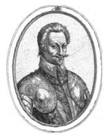 porträtt av kung henry iv av Frankrike, Jacob de gheyn ii, 1593 - 1597 foto