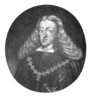 porträtt av charles ii, kung av spanien, pieter schenk jag, 1670 - 1713 foto