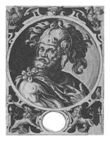 judas de maccabean som ett av de nio hjältar, knaprig skåpbil de passe jag, 1574 - 1637 foto