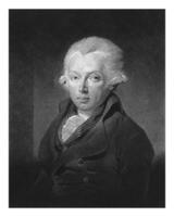 porträtt av pieter paulus, charles howard hodges, 1795 - 1796 sätta dit porträtt av de advokat och politiker pieter paulus. foto
