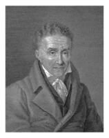 porträtt av johann heinrich pestalozzi, kristen avstå från, efter Rath, 1814 foto