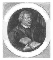 porträtt av Martin Luther, Jacob gole, 1670 - 1724 foto