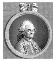 portret skåpbil jerome de lalande, francois Robert ingouf, efter andre pujos, 1774 foto