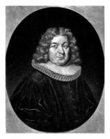 porträtt av de teolog johann Gunther, pieter schenk jag, 1670 - 1713 foto