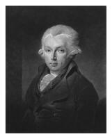 porträtt av pieter paulus, charles howard hodges, 1795 - 1796 sätta dit porträtt av de advokat och politiker pieter paulus. foto