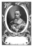 porträtt av de läkare Abraham zacutus lusitanus, salomon sparsamhet, 1634 foto