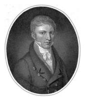 porträtt av Jacob crommelin, philippus velijn, efter ezechiel davidson, 1826 - 1836 foto