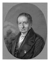 porträtt av jeronimo de vries, edouard taurel, 1834 - 1853 foto