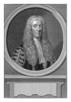porträtt av john konstig, Jacob houbraken, 1754 - 1780 foto