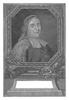 porträtt av stanislaus Joseph hosius, georg paul Busch, 1735 foto