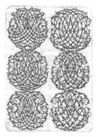 sex stor monogram abcde-aghik, daniel de lafeuille, c. 1690 - c. 1691 foto