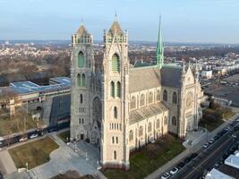 katedral basilika av de helig hjärta - newark, nj foto