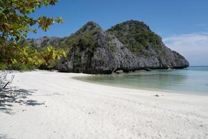 strand på hav i tropicana foto