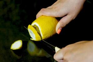 klickade citrus- på bakgrund, citrus- bakgrund foto