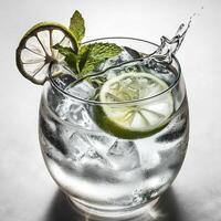 ai genererad gin tonic cocktail foto
