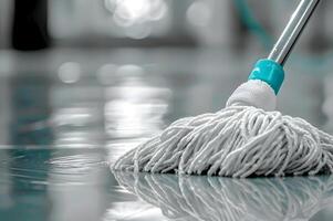 ai genererad enkelhet i renlighet för rengöring tjänster foto