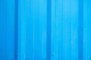 yta av blå zink vägg bakgrund. foto