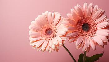 ai genererad vibrerande färgad daisy blomma, visa upp natur skönhet och elegans genererad förbi ai foto