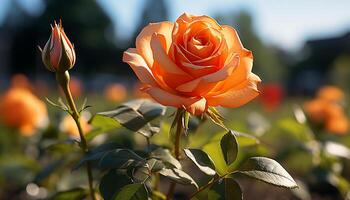 ai genererad de vibrerande bukett av mång färgad blommor ger natur skönhet genererad förbi ai foto