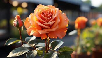 ai genererad vibrerande bukett av mång färgad blommor ger skönhet till natur genererad förbi ai foto