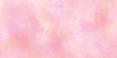 vattenfärg rosa Skrapat grungy textur med fläckar, pastell målning på duk med rosa, hand målad lutning rosa papper textur, rosa grunge textur vektor illustration. foto