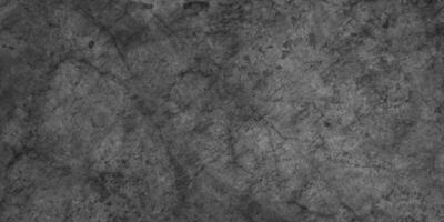 mörk svart grunge texturerad svarta tavlan eller svarta tavlan, svartvit skiffer grunge betong vägg eller plåster, bedrövad täcka över betong asfalt textur, kornig gammal bedrövad grunge bakgrund i svart. foto
