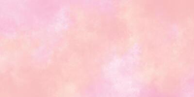 vattenfärg rosa Skrapat grungy textur med fläckar, pastell målning på duk med rosa, hand målad lutning rosa papper textur, rosa grunge textur vektor illustration. foto