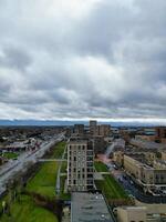 antenn se av central dagenham London stad av England Storbritannien. Mars 2:a, 2024 foto