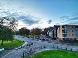 antenn se av central hemel hampstead stad av England Storbritannien. november 5:e, 2023 foto