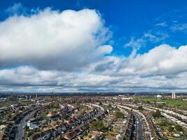 antenn se av central dagenham London stad av England Storbritannien. Mars 2:a, 2024 foto