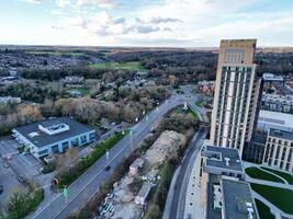 antenn se av central watford stad av England förenad rike. Mars 3:a, 2024 foto