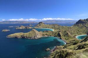 landskap se från komodo ö , indonesien foto