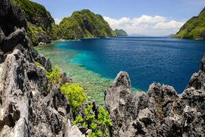 skön landskap av Palawan, filippinerna foto