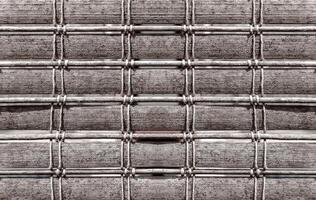 textur bambu vävd matta bakgrund foto