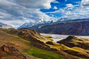 himalayan landskap i himalaya, himachal Pradesh, Indien foto