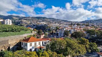 panorama av Funchal, madeira foto
