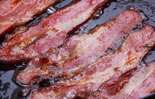 bacon som bakgrund foto