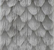 avskalade Vinka mönster design av handgjort rader, tillverkad med garn foto