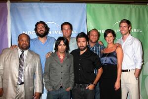 mark christopher Lawrence, zach levi, vik sahay, Adam baldwin, foto