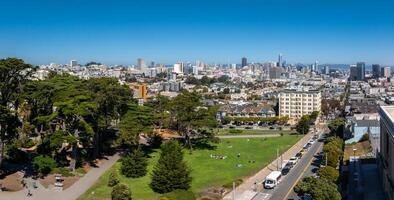 de målad damer av san francisco, Kalifornien, usa. foto