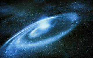 galax och nebulosa utrymme bakgrund foto