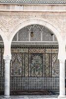 den stora moskén i Kairouan, Tunesien, Afrika foto